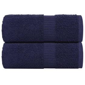 Toallas de mano FROGN 2 uds azul marino 30x30 cm 360 g/m² en Toallas | Comprar online en Foru.es
