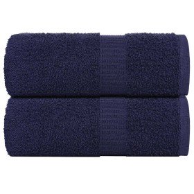 Toallas de mano FROGN 2 uds azul marino 30x30 cm 360 g/m² en Toallas | Comprar online en Foru.es