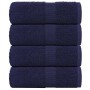 Toallas de mano FROGN 4 uds azul marino 30x30 cm 360 g/m² en Toallas | Comprar online en Foru.es