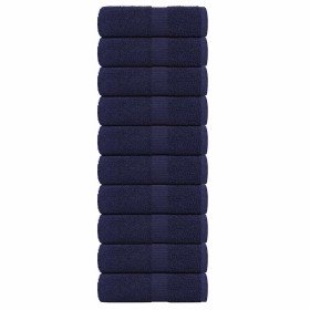 Toallas de mano FROGN 10 uds azul marino 30x30 cm 360 g/m² en Toallas | Comprar online en Foru.es