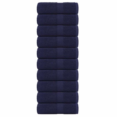 Toallas de mano FROGN 10 uds azul marino 30x30 cm 360 g/m² en Toallas | Comprar online en Foru.es