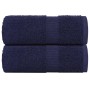 Toallas de invitados FROGN 2 uds azul marino 30x50 cm 360 g/m² en Toallas | Comprar online en Foru.es