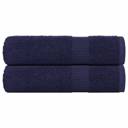 Toallas de mano FROGN 2 uds azul marino 50x100 cm 360 g/m² en Toallas | Comprar online en Foru.es