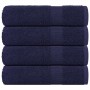 Toallas de mano FROGN 4 uds azul marino 50x100 cm 360 g/m² en Toallas | Comprar online en Foru.es