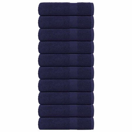 Toallas de mano FROGN 10 uds azul marino 50x100 cm 360 g/m² en Toallas | Comprar online en Foru.es