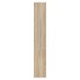Mueble zapatero madera contrachapada roble Sonoma 63x24x147 cm de vidaXL, Zapateros y organizadores de calzado - Ref: Foro24-...