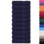 Toallas de mano FROGN 10 uds azul marino 50x100 cm 360 g/m² en Toallas | Comprar online en Foru.es