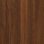 Mueble zapatero contrachapada color marrón roble 63x24x147 cm de vidaXL, Zapateros y organizadores de calzado - Ref: Foro24-3...