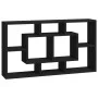 Estantería de pared con 8 compartimentos negro de vidaXL, Estantes y estanterías - Ref: Foro24-342589, Precio: 63,59 €, Descu...
