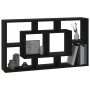 Estantería de pared con 8 compartimentos negro de vidaXL, Estantes y estanterías - Ref: Foro24-342589, Precio: 52,90 €, Descu...