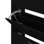 Mueble zapatero madera contrachapada negro 63x24x103 cm de vidaXL, Zapateros y organizadores de calzado - Ref: Foro24-342552,...