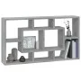 Estantería de pared con 8 compartimentos gris Sonoma de vidaXL, Estantes y estanterías - Ref: Foro24-342593, Precio: 46,81 €,...