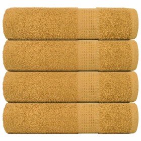 Toallas de baño FROGN 4 uds oro 100x150 cm 360 g/m² en Toallas | Comprar online en Foru.es