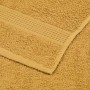 Toallas de sauna FROGN 2 uds oro 80x200 cm 360 g/m² en Toallas | Comprar online en Foru.es