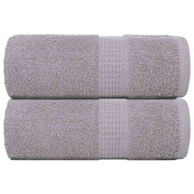 Toallas de baño FROGN 2 uds gris 30x30 cm 360 g/m² en Toallas | Comprar online en Foru.es