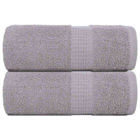 Toallas de baño FROGN 2 uds gris 30x30 cm 360 g/m² en Toallas | Comprar online en Foru.es