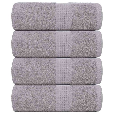 Toallas de baño FROGN 4 uds gris 30x30 cm 360 g/m² en Toallas | Comprar online en Foru.es