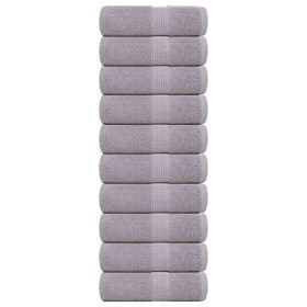 Toallas de baño FROGN 10 uds gris 30x30 cm 360 g/m² en Toallas | Comprar online en Foru.es