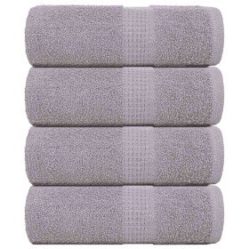 Toallas de invitados FROGN 4 uds gris 30x50 cm 360 g/m² en Toallas | Comprar online en Foru.es