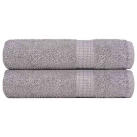 Toallas de mano FROGN 2 uds gris 50x100 cm 360 g/m² en Toallas | Comprar online en Foru.es