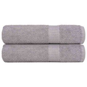 Toallas de mano FROGN 2 uds gris 50x100 cm 360 g/m² en Toallas | Comprar online en Foru.es