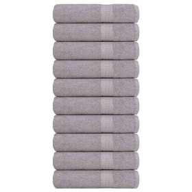 Toallas de mano FROGN 10 uds gris 50x100 cm 360 g/m² en Toallas | Comprar online en Foru.es
