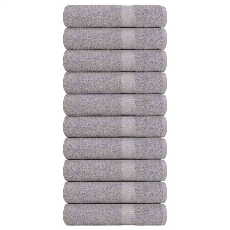Toallas de mano FROGN 10 uds gris 50x100 cm 360 g/m² en Toallas | Comprar online en Foru.es