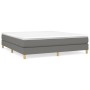 Estructura de cama tela gris oscuro 180x200 cm de vidaXL, Camas y somieres - Ref: Foro24-3120631, Precio: 124,39 €, Descuento: %