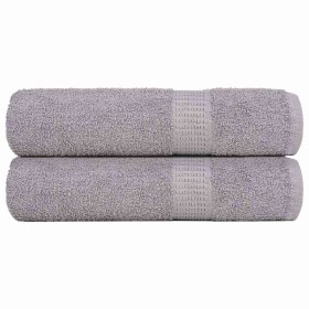 Toallas de ducha FROGN 2 uds gris 70x140 cm 360 g/m² en Toallas | Comprar online en Foru.es