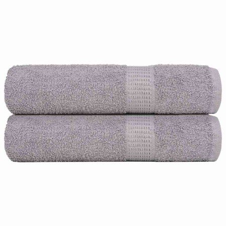 Toallas de ducha FROGN 2 uds gris 70x140 cm 360 g/m² en Toallas | Comprar online en Foru.es