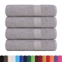 Toallas de ducha FROGN 4 uds gris 70x140 cm 360 g/m² en Toallas | Comprar online en Foru.es