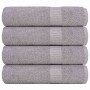 Toallas de baño FROGN 4 uds gris 100x150 cm 360 g/m² en Toallas | Comprar online en Foru.es