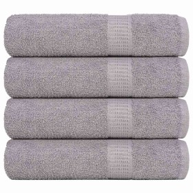 Toallas de baño FROGN 4 uds gris 100x150 cm 360 g/m² en Toallas | Comprar online en Foru.es