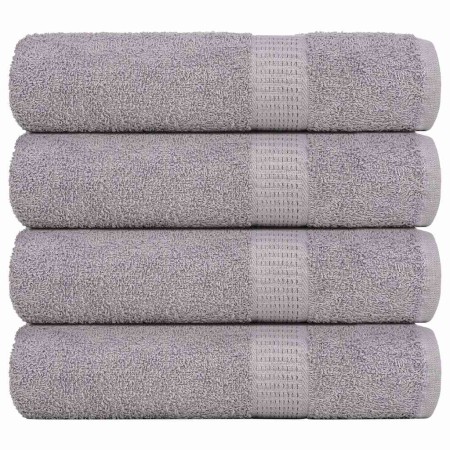 Toallas de baño FROGN 4 uds gris 100x150 cm 360 g/m² en Toallas | Comprar online en Foru.es
