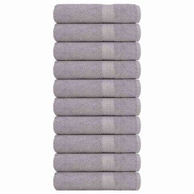 Toallas de baño FROGN 10 uds gris 100x150 cm 360 g/m² en Toallas | Comprar online en Foru.es