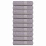 Toallas de baño FROGN 10 uds gris 100x150 cm 360 g/m² en Toallas | Comprar online en Foru.es
