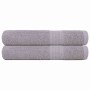 Toallas de sauna FROGN 2 uds gris 80x200 cm 360 g/m² en Toallas | Comprar online en Foru.es