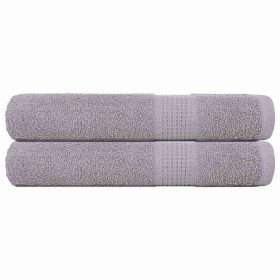Toallas de sauna FROGN 2 uds gris 80x200 cm 360 g/m² en Toallas | Comprar online en Foru.es