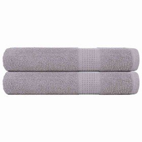 Toallas de sauna FROGN 2 uds gris 80x200 cm 360 g/m² en Toallas | Comprar online en Foru.es