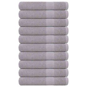 Toallas de sauna FROGN 10 uds gris 80x200 cm 360 g/m² en Toallas | Comprar online en Foru.es