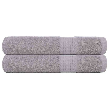 Toallas FROGN 2 uds gris 100x200 cm 360 g/m² en Toallas | Comprar online en Foru.es
