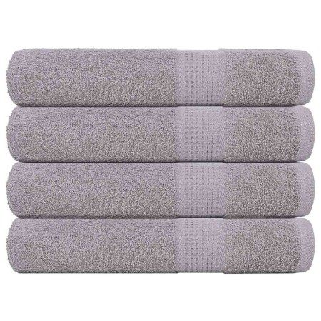 Toallas FROGN 4 uds gris 100x200 cm 360 g/m² en Toallas | Comprar online en Foru.es