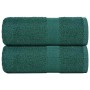 Toallas de mano FROGN 2 uds verde 30x30 cm 360 g/m² en Toallas | Comprar online en Foru.es