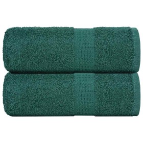 Toallas de mano FROGN 2 uds verde 30x30 cm 360 g/m² en Toallas | Comprar online en Foru.es