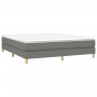 Estructura de cama tela gris oscuro 180x200 cm de vidaXL, Camas y somieres - Ref: Foro24-3120631, Precio: 124,39 €, Descuento: %