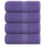 Toallas de mano FROGN 4 uds morado 30x30 cm 360 g/m² en Toallas | Comprar online en Foru.es