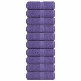Toallas de mano FROGN 10 uds morado 30x30 cm 360 g/m² en Toallas | Comprar online en Foru.es