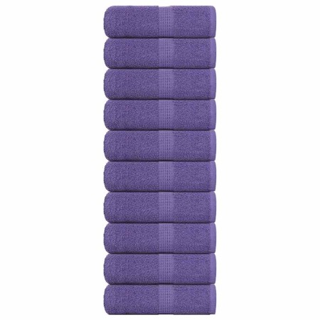 Toallas de mano FROGN 10 uds morado 30x30 cm 360 g/m² en Toallas | Comprar online en Foru.es
