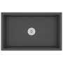 Fregadero hecho a mano de acero inoxidable negro de vidaXL, Fregaderos - Ref: Foro24-51517, Precio: 165,46 €, Descuento: %