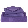 Toallas de invitados FROGN 4 uds morado 30x50 cm 360 g/m² en Toallas | Comprar online en Foru.es